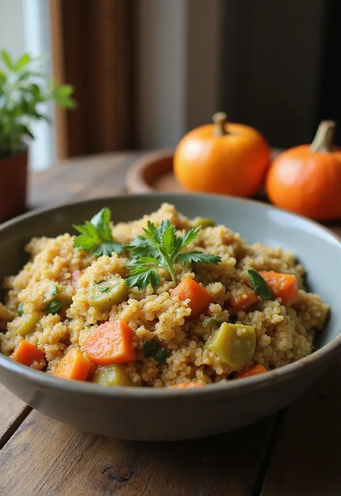 27 Cozy Dairy Free Crockpot Recipes for Effortless Dinners - 14. Vegetable and Quinoa Casserole