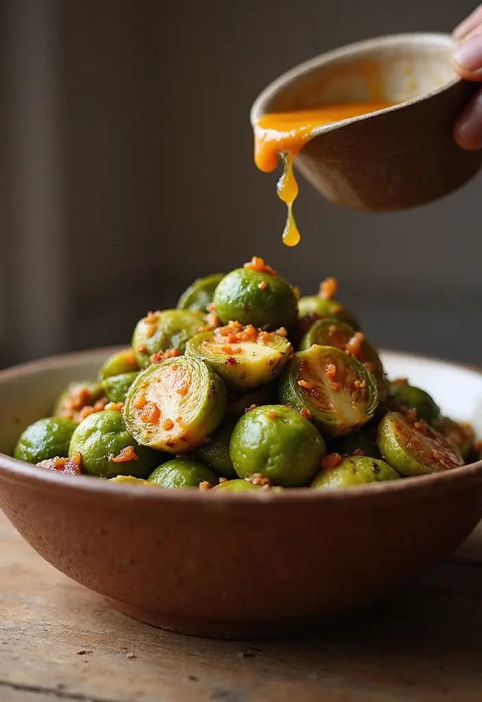 27 Cozy Dairy Free Crockpot Recipes for Effortless Dinners - 25. Sweet and Spicy Brussels Sprouts
