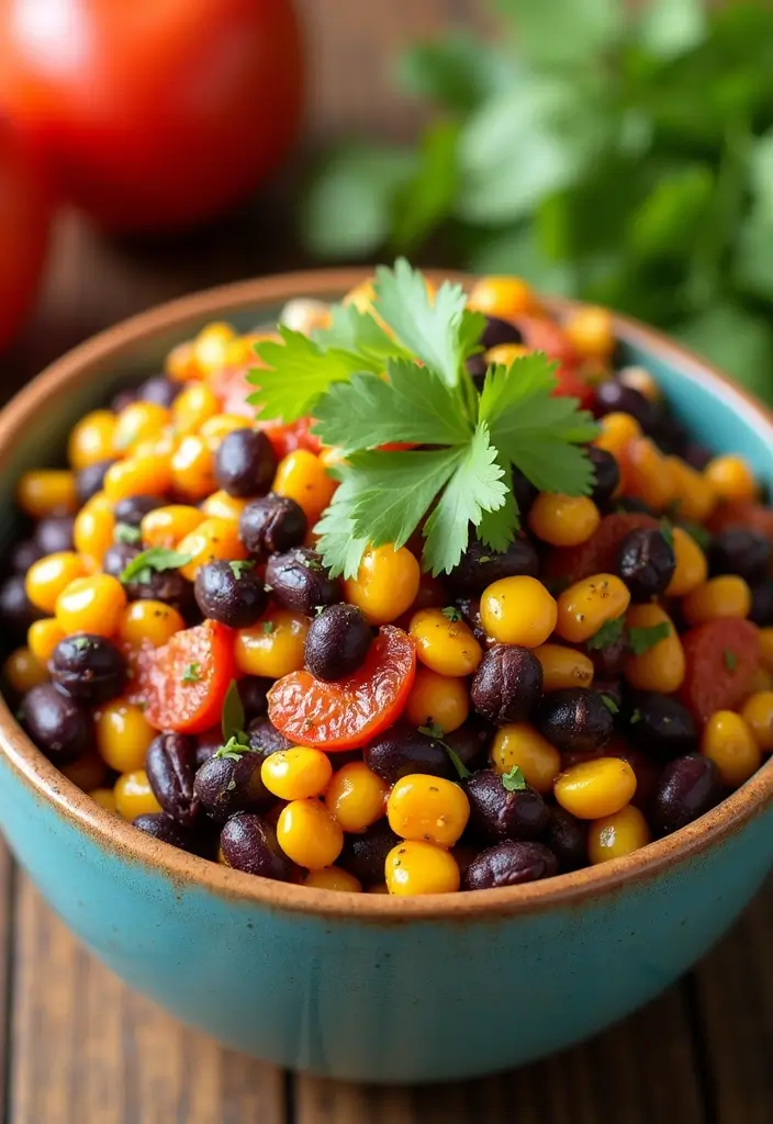 27 Cozy Dairy Free Crockpot Recipes for Effortless Dinners - 26. Spicy Black Bean and Corn Salad