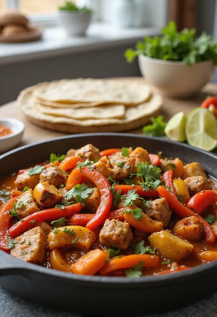 27 Cozy Dairy Free Crockpot Recipes for Effortless Dinners - 27. Easy Vegan Fajitas