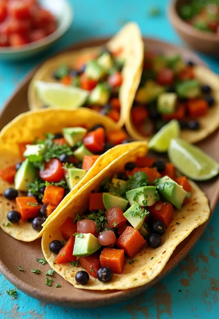 27 Cozy Dairy Free Crockpot Recipes for Effortless Dinners - 5. Sweet Potato and Black Bean Tacos