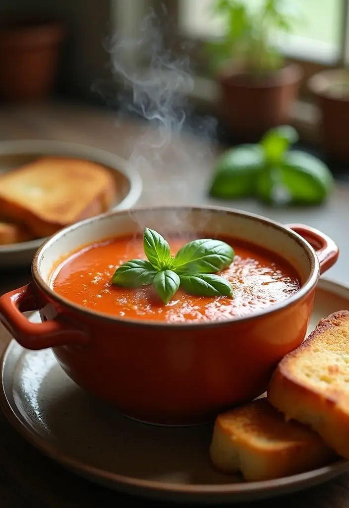 27 Cozy Dairy Free Crockpot Recipes for Effortless Dinners - 6. Creamy Tomato Basil Soup