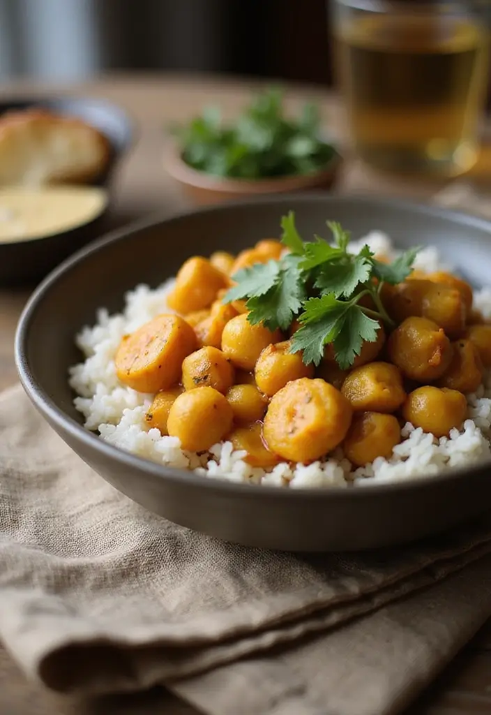 27 Cozy Dairy Free Crockpot Recipes for Effortless Dinners - 8. Coconut Chickpea Curry