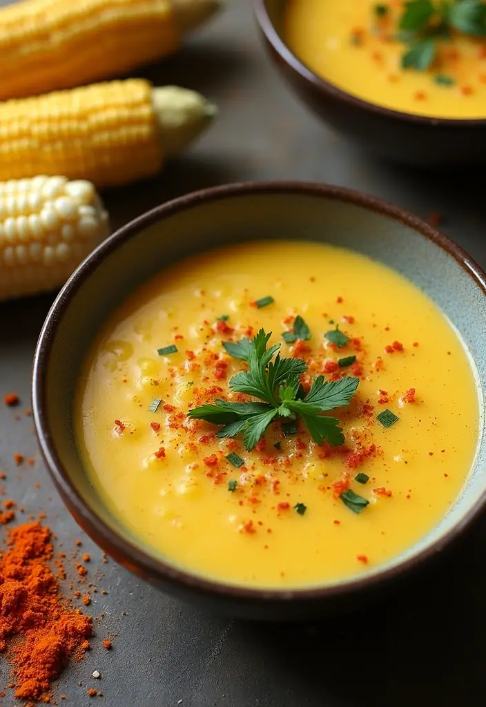 27 Cozy Dairy Free Soup Recipes for Chilly Days - 13. Smoky Corn Chowder