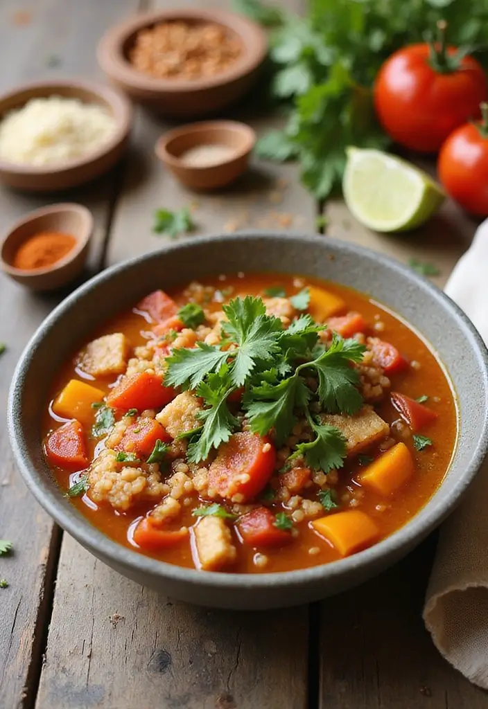 27 Cozy Dairy Free Soup Recipes for Chilly Days - 14. Mediterranean Quinoa Soup