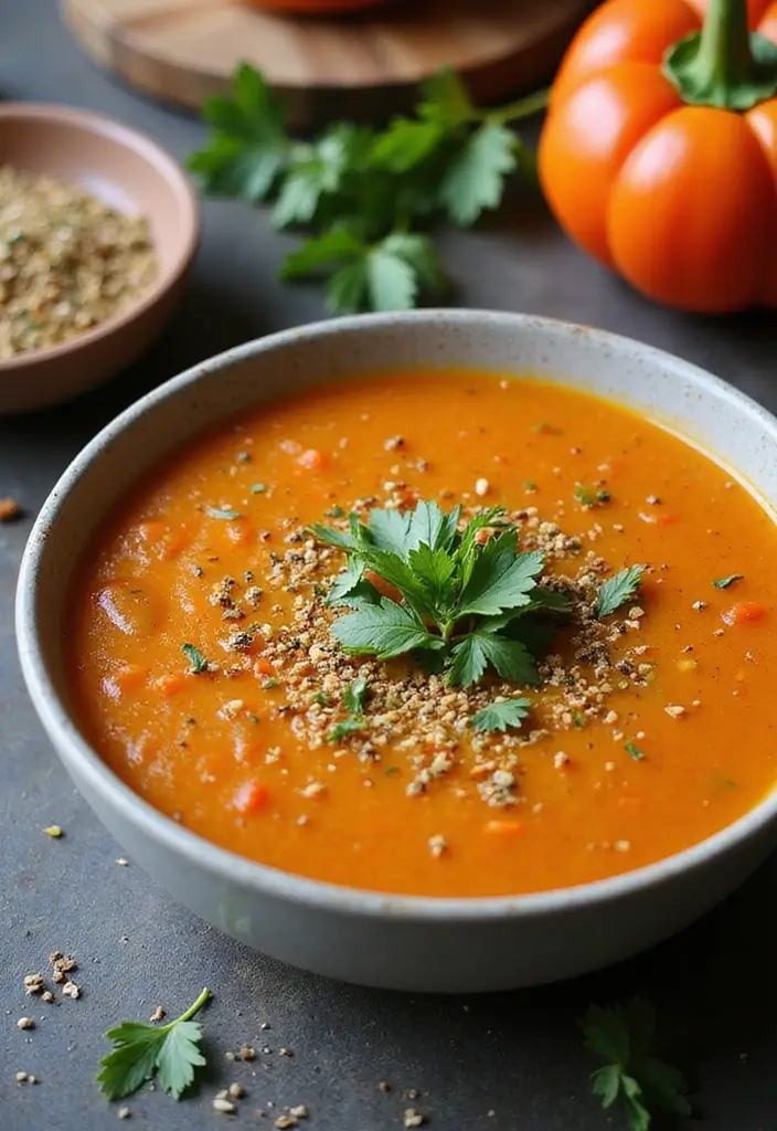 27 Cozy Dairy Free Soup Recipes for Chilly Days - 15. Za’atar Vegetable Soup