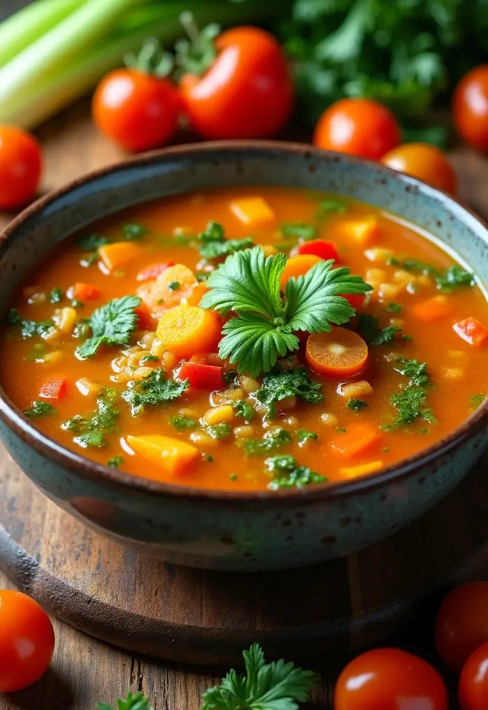 27 Cozy Dairy Free Soup Recipes for Chilly Days - 19. Garden Vegetable Soup