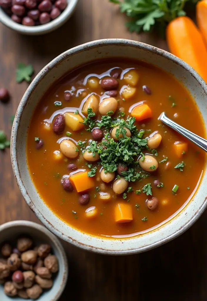 27 Cozy Dairy Free Soup Recipes for Chilly Days - 22. Black-Eyed Pea Soup
