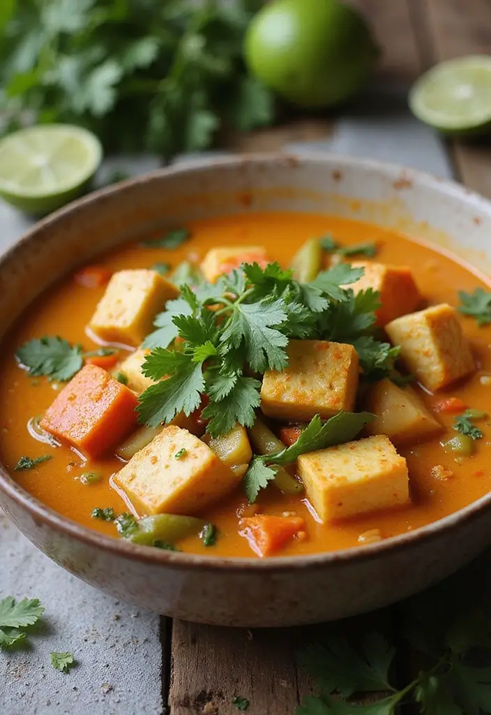27 Cozy Dairy Free Soup Recipes for Chilly Days - 8. Thai Coconut Curry Soup