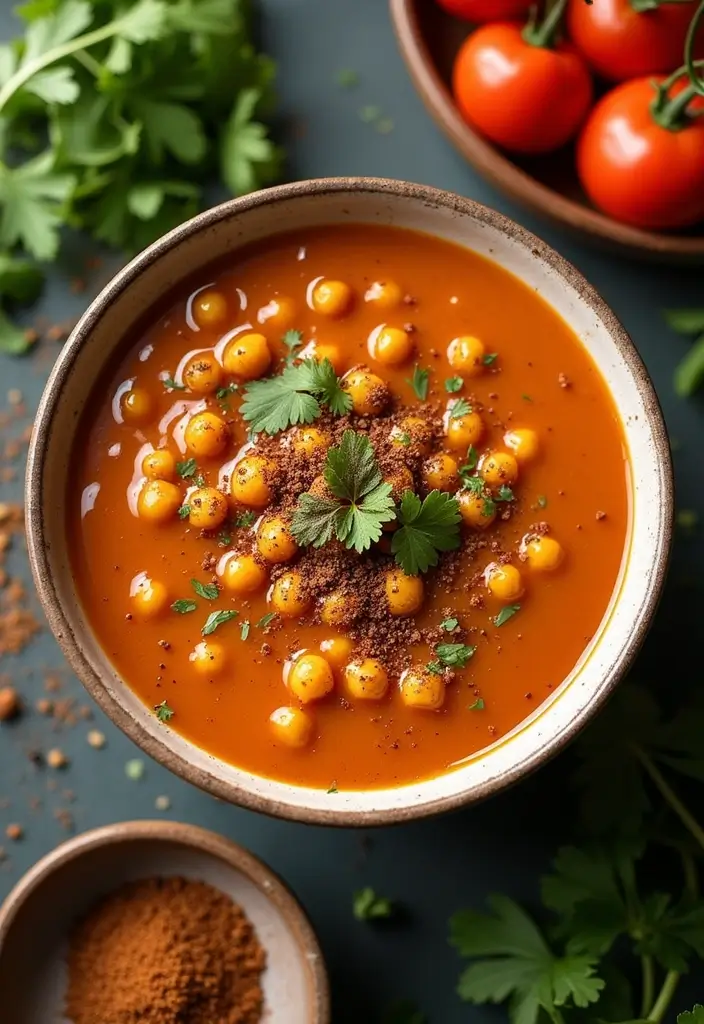 27 Cozy Dairy Free Soup Recipes for Chilly Days - 9. Moroccan Chickpea Soup