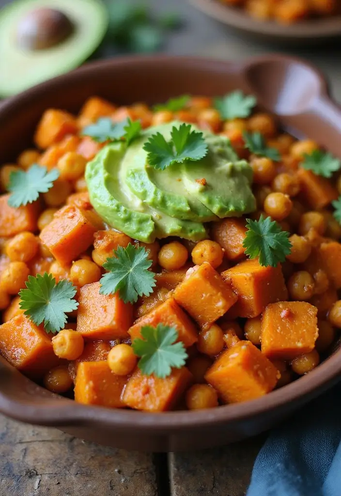 27 Creamy Dairy Free Casserole Recipes That Comfort the Soul - 12. Spicy Chickpea and Sweet Potato Casserole