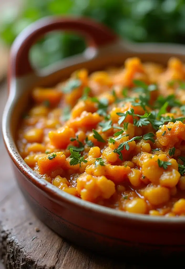 27 Creamy Dairy Free Casserole Recipes That Comfort the Soul - 14. Curried Vegetable and Lentil Casserole