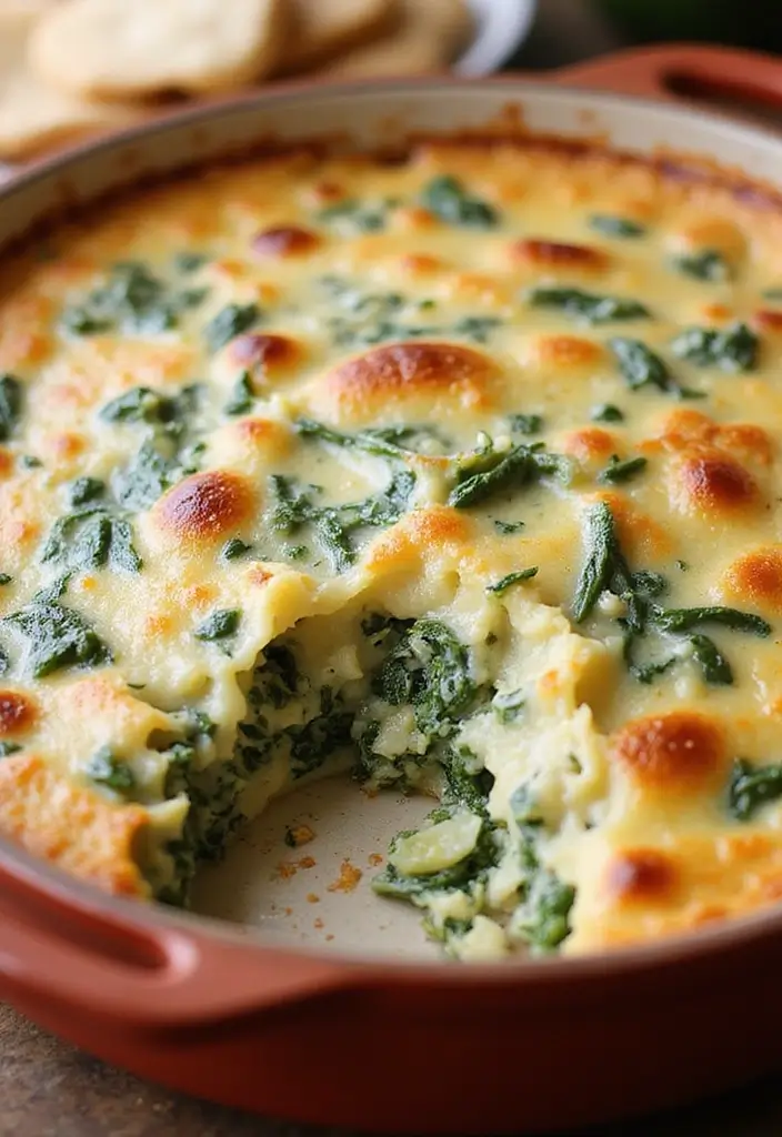 27 Creamy Dairy Free Casserole Recipes That Comfort the Soul - 4. Creamy Spinach and Artichoke Casserole