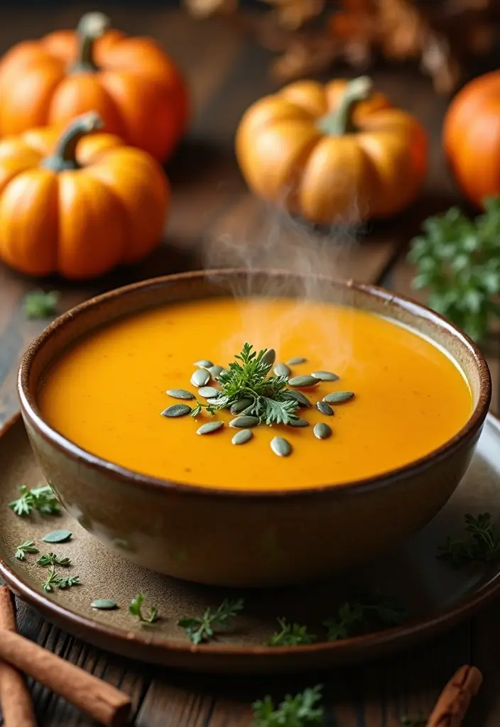27 Dairy Free Pumpkin Recipes You’ll Want All Autumn - 1. Creamy Dairy-Free Pumpkin Soup