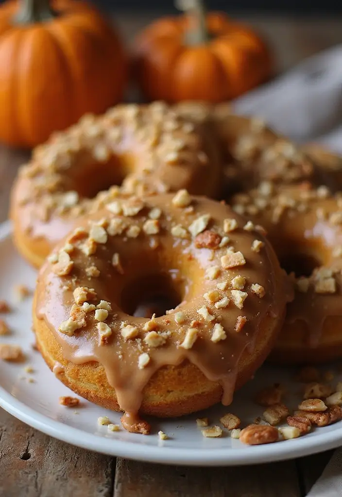 27 Dairy Free Pumpkin Recipes You’ll Want All Autumn - 20. Pumpkin Spice Donuts