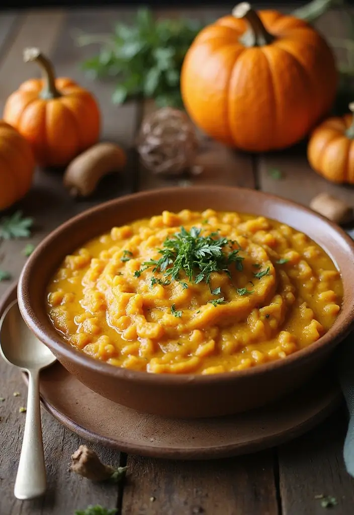 27 Dairy Free Pumpkin Recipes You’ll Want All Autumn - 21. Savory Pumpkin Risotto