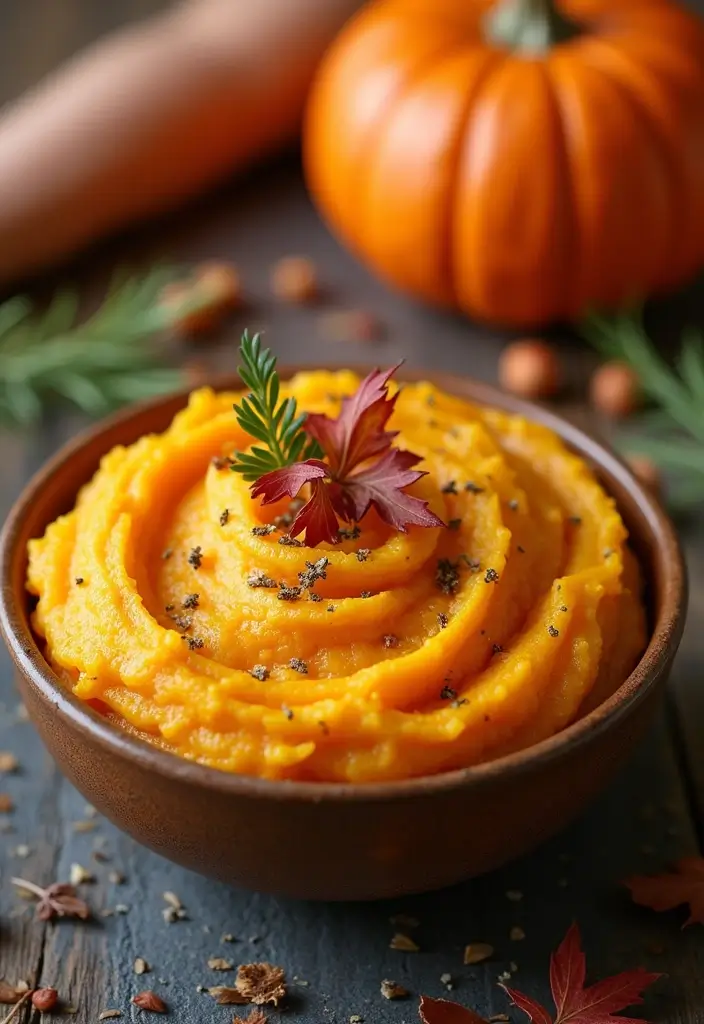 27 Dairy Free Pumpkin Recipes You’ll Want All Autumn - 23. Pumpkin and Sweet Potato Mash