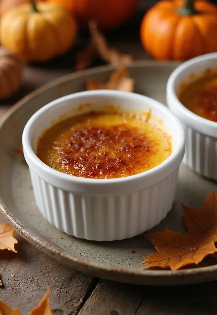 27 Dairy Free Pumpkin Recipes You’ll Want All Autumn - 27. Pumpkin Spice Crème Brûlée