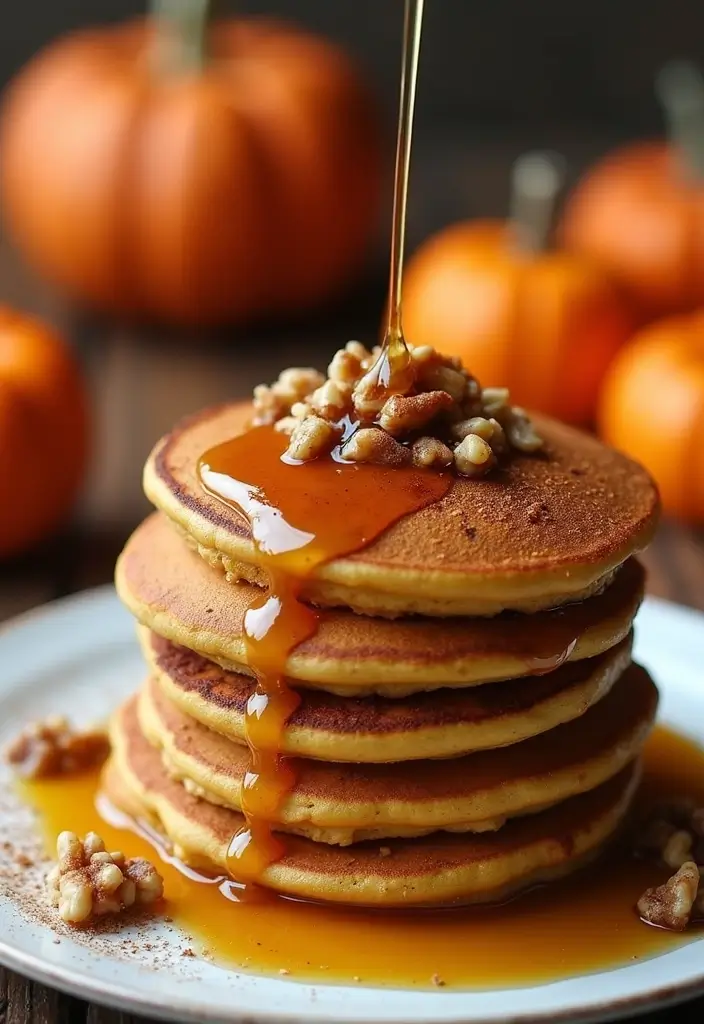 27 Dairy Free Pumpkin Recipes You’ll Want All Autumn - 3. Pumpkin Spice Pancakes