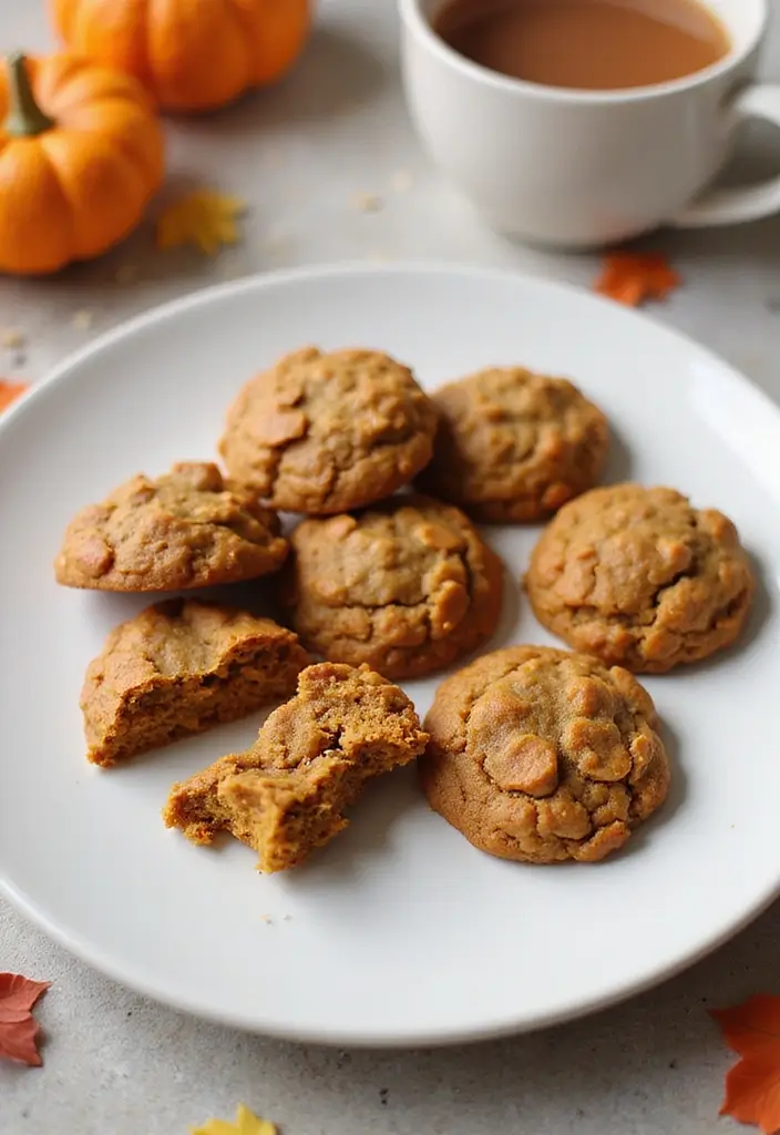 27 Dairy Free Pumpkin Recipes You’ll Want All Autumn - 5. Pumpkin Oatmeal Cookies