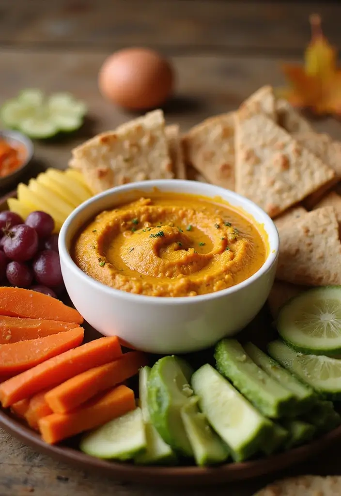 27 Dairy Free Pumpkin Recipes You’ll Want All Autumn - 7. Pumpkin Hummus