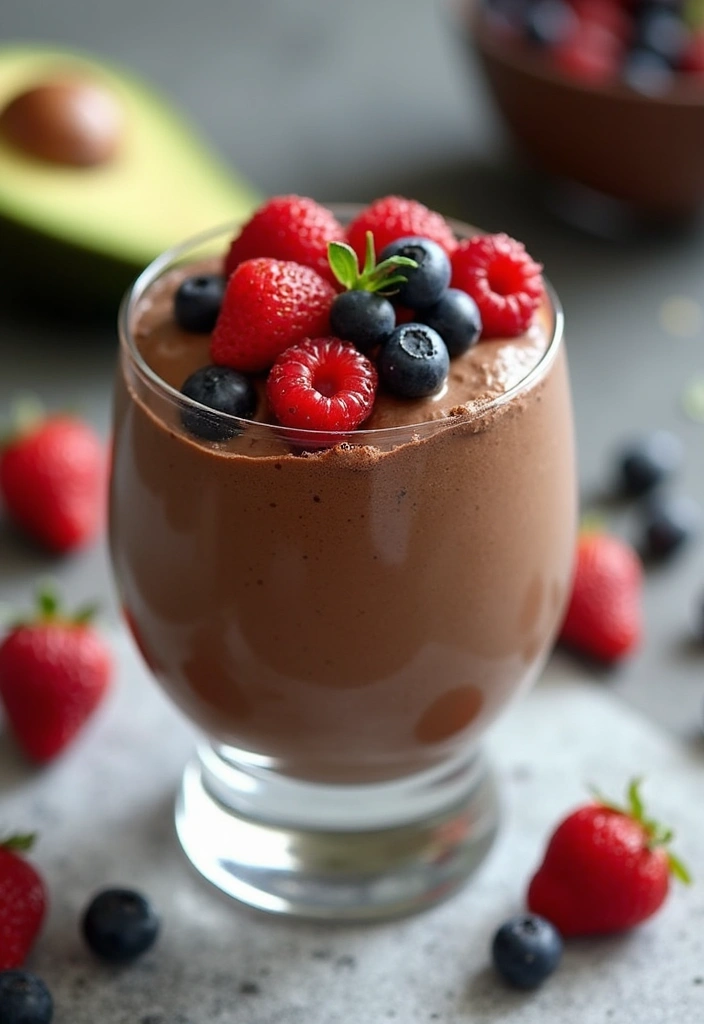 27 Easy & Comforting Dairy Free Recipes for Every Meal - 21. Chocolate Avocado Mousse