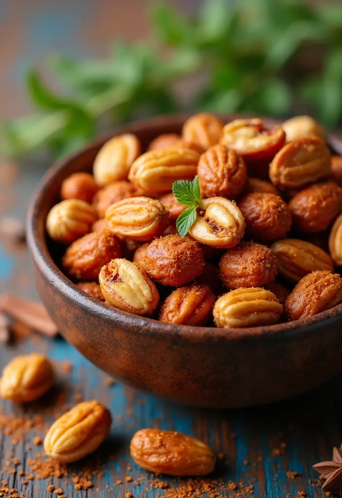 27 Easy & Comforting Dairy Free Recipes for Every Meal - 26. Sweet and Spicy Roasted Nuts