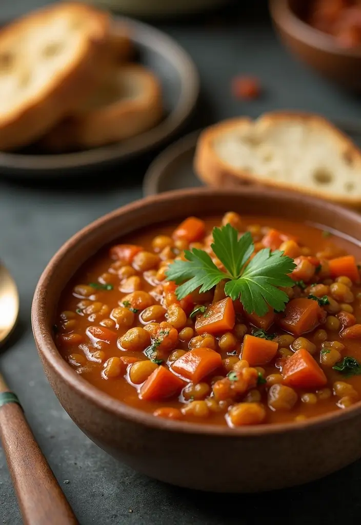 27 Easy & Comforting Dairy Free Recipes for Every Meal - 9. Spiced Lentil Stew