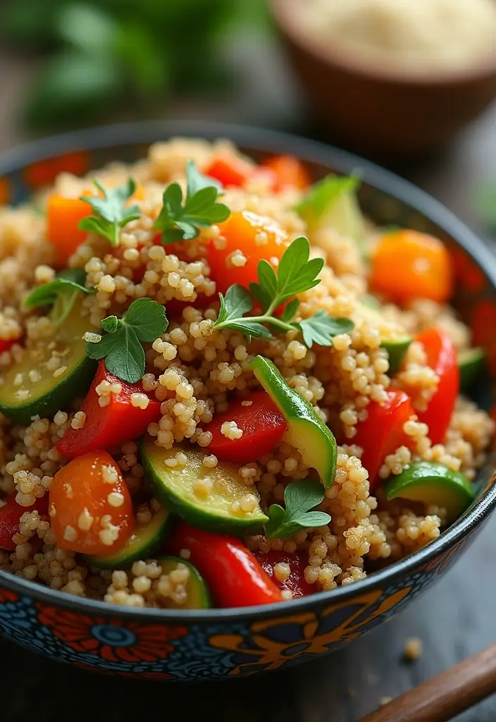 27 Family-Friendly Gluten Free Dairy Free Dinner Ideas - 1. Quinoa Vegetable Stir-Fry