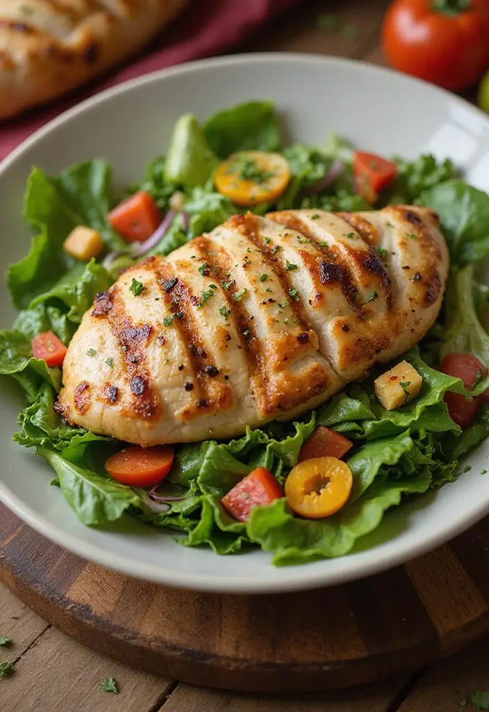 27 Family-Friendly Gluten Free Dairy Free Dinner Ideas - 11. Grilled Chicken Salad