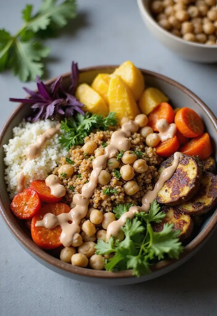 27 Family-Friendly Gluten Free Dairy Free Dinner Ideas - 13. Vegan Buddha Bowl