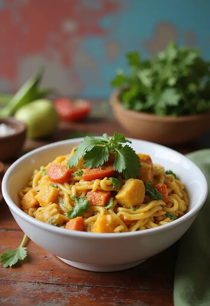 27 Family-Friendly Gluten Free Dairy Free Dinner Ideas - 16. Coconut Curry Noodles