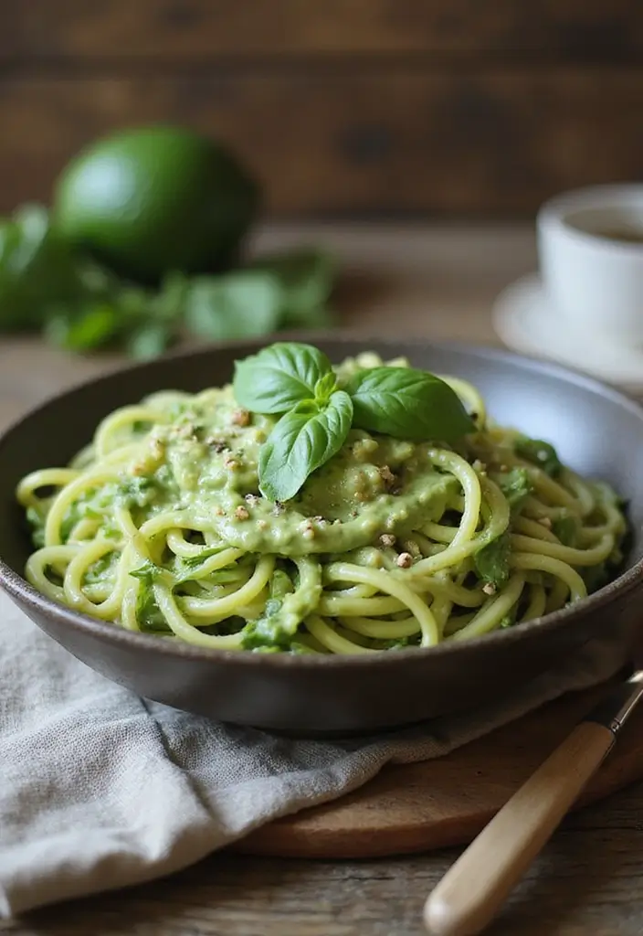 27 Family-Friendly Gluten Free Dairy Free Dinner Ideas - 2. Zucchini Noodles with Avocado Sauce