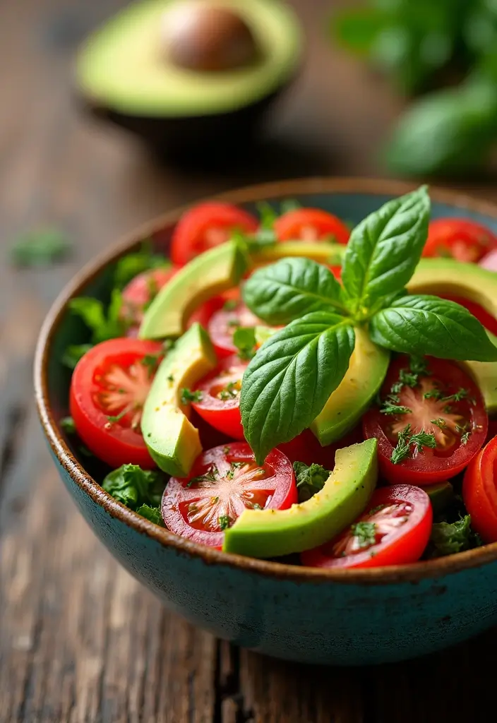 27 Family-Friendly Gluten Free Dairy Free Dinner Ideas - 22. Tomato and Avocado Salad