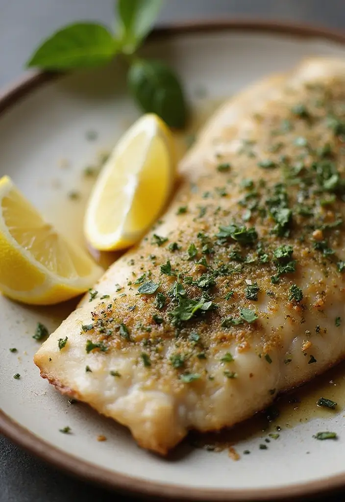 27 Family-Friendly Gluten Free Dairy Free Dinner Ideas - 25. Herb-Crusted Tilapia