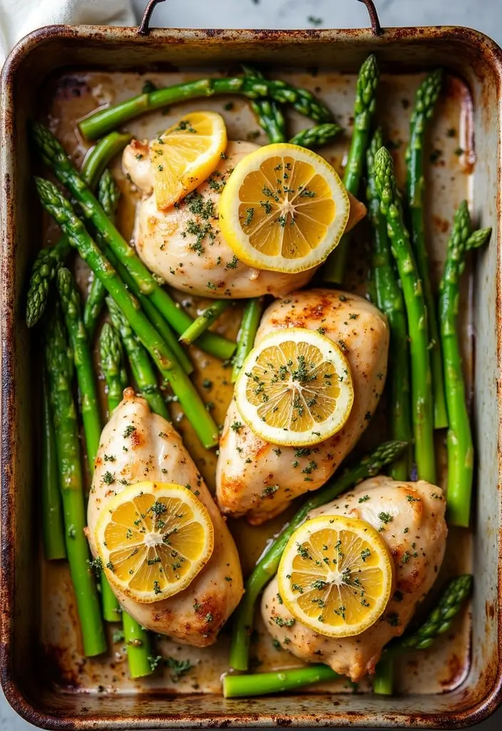 27 Family-Friendly Gluten Free Dairy Free Dinner Ideas - 4. One-Pan Lemon Garlic Chicken