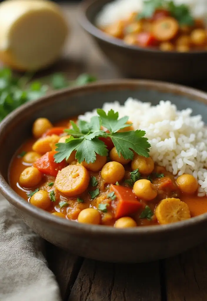27 Family-Friendly Gluten Free Dairy Free Dinner Ideas - 5. Chickpea Curry with Coconut Milk