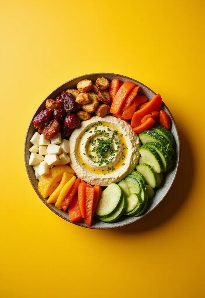 27 Family-Friendly Gluten Free Dairy Free Dinner Ideas - 6. Roasted Veggie and Hummus Bowls