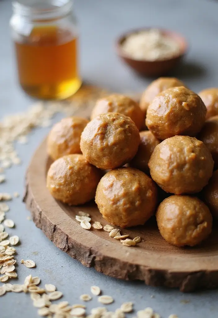27 Gluten and Dairy Free Snack Recipes for Energy on the Go - 1. No-Bake Peanut Butter Protein Balls