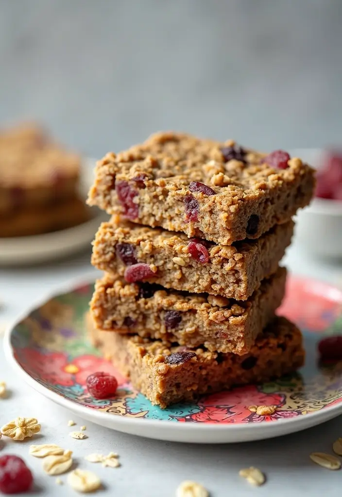 27 Gluten and Dairy Free Snack Recipes for Energy on the Go - 12. Oatmeal Energy Bars