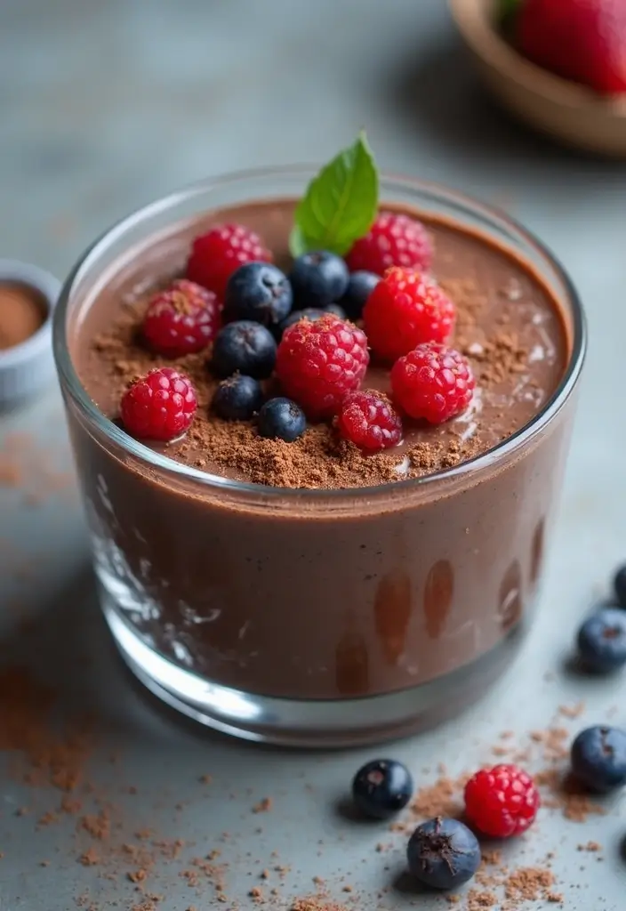 27 Gluten and Dairy Free Snack Recipes for Energy on the Go - 18. Vegan Chocolate Chia Pudding
