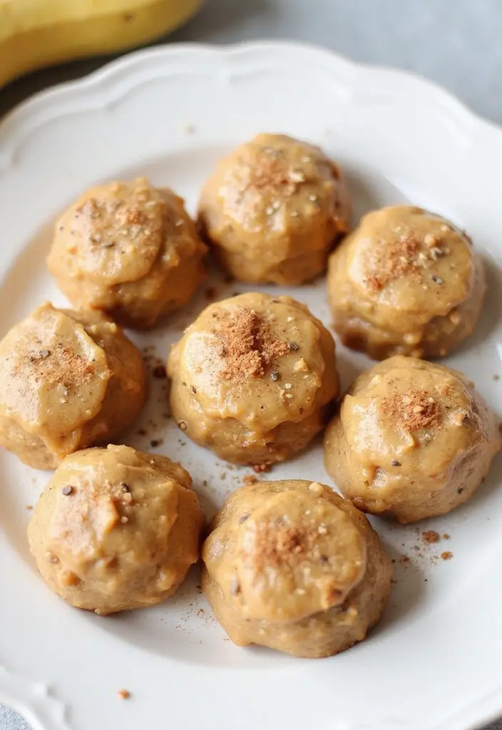 27 Gluten and Dairy Free Snack Recipes for Energy on the Go - 5. Almond Butter Banana Bites
