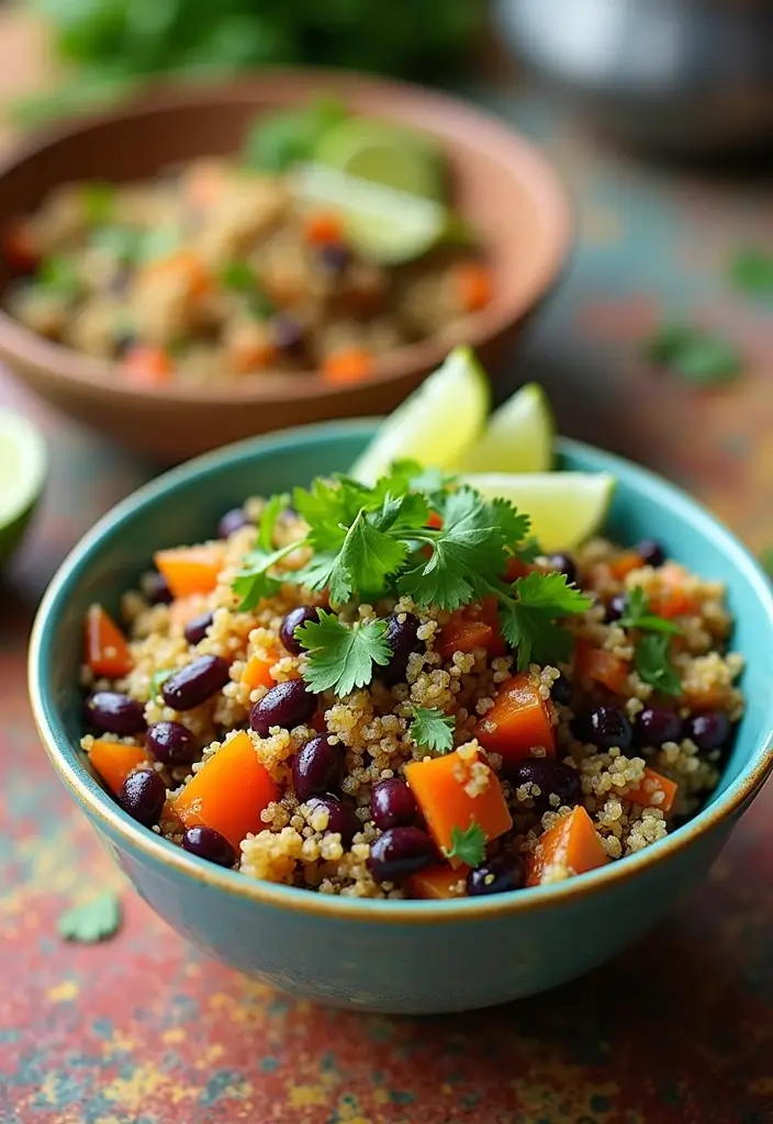 27 Gluten and Dairy Free Snack Recipes for Energy on the Go - 6. Quinoa and Black Bean Salad