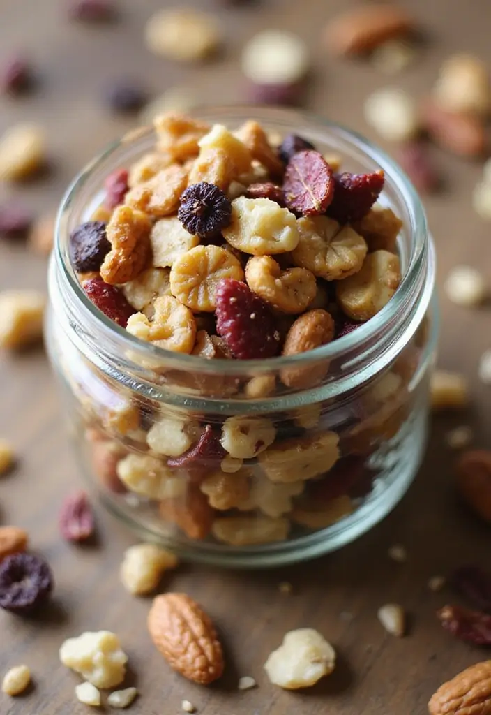 27 Gluten and Dairy Free Snack Recipes for Energy on the Go - 8. Energy-Boosting Trail Mix