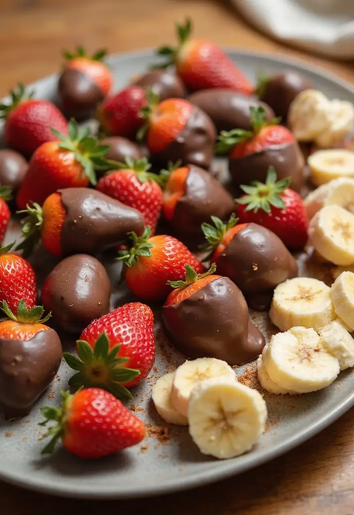 27 Irresistible Gluten and Dairy Free Dessert Recipes to Try Tonight - 13. Chocolate Dipped Fruit