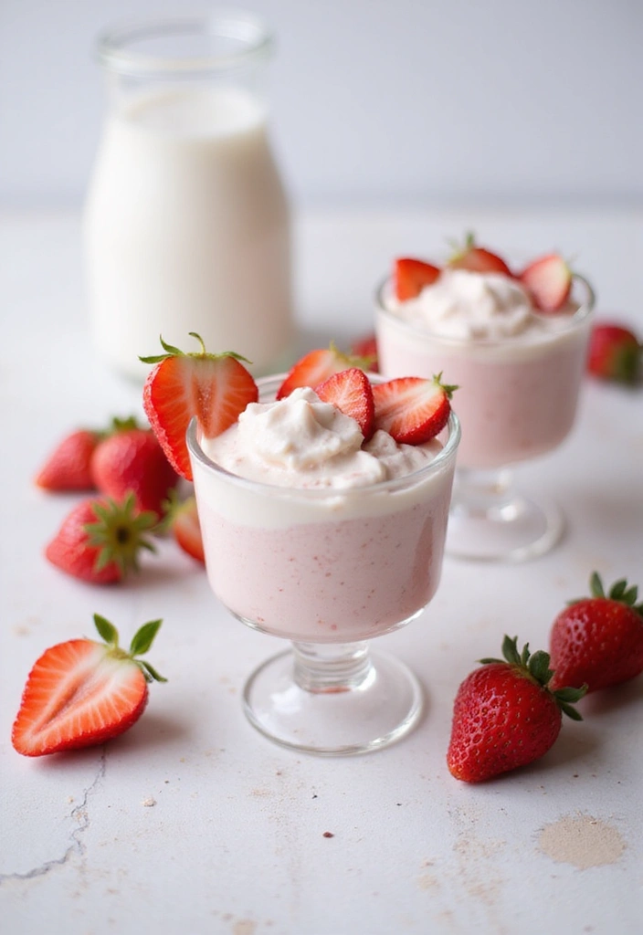 27 Irresistible Gluten and Dairy Free Dessert Recipes to Try Tonight - 26. Strawberry Coconut Cream Cups