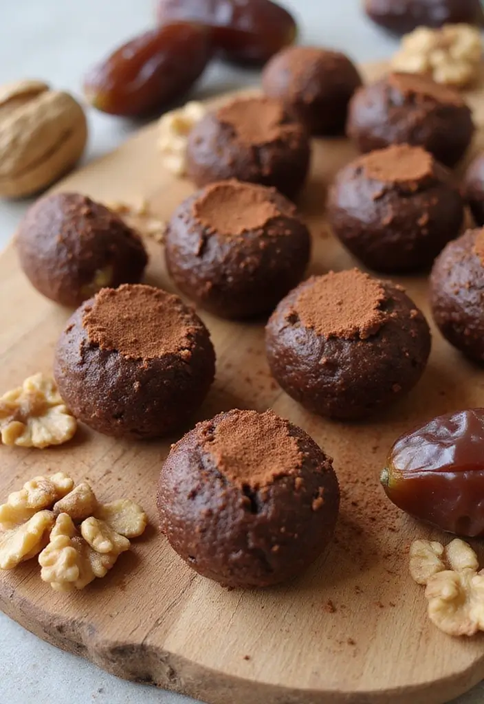 27 Irresistible Gluten and Dairy Free Dessert Recipes to Try Tonight - 8. Raw Vegan Brownie Bites