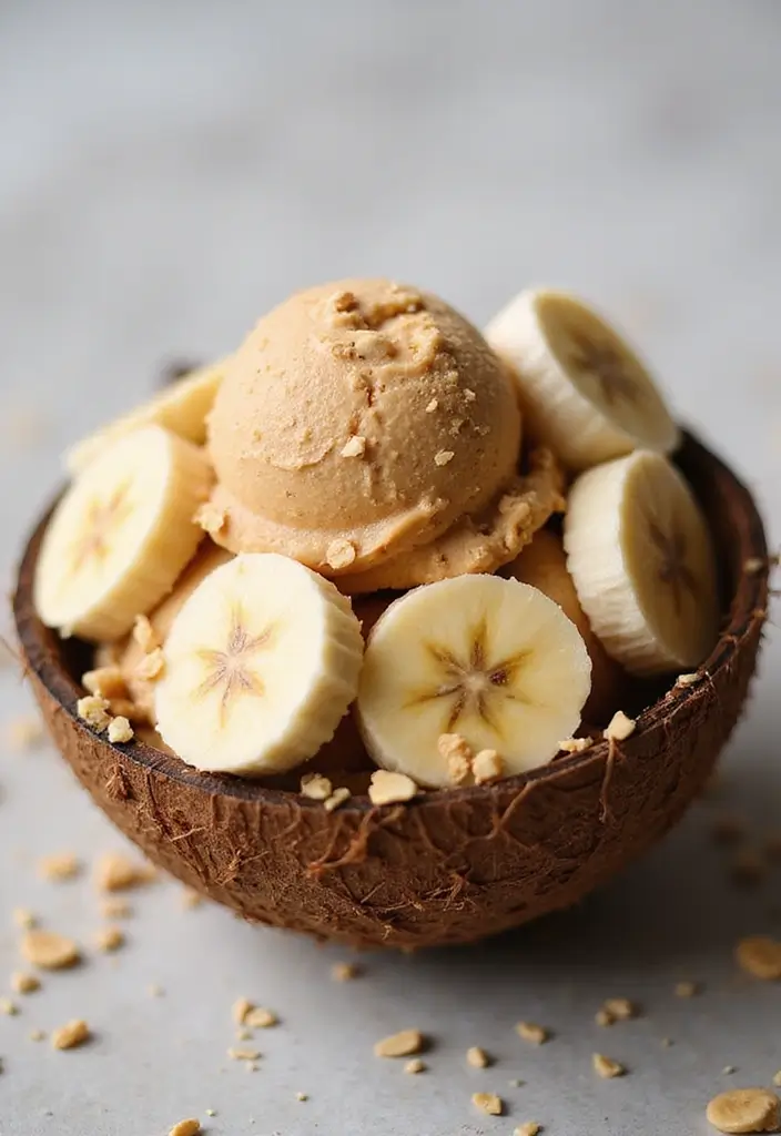 27 Irresistible Gluten and Dairy Free Dessert Recipes to Try Tonight - 9. Peanut Butter Banana Ice Cream