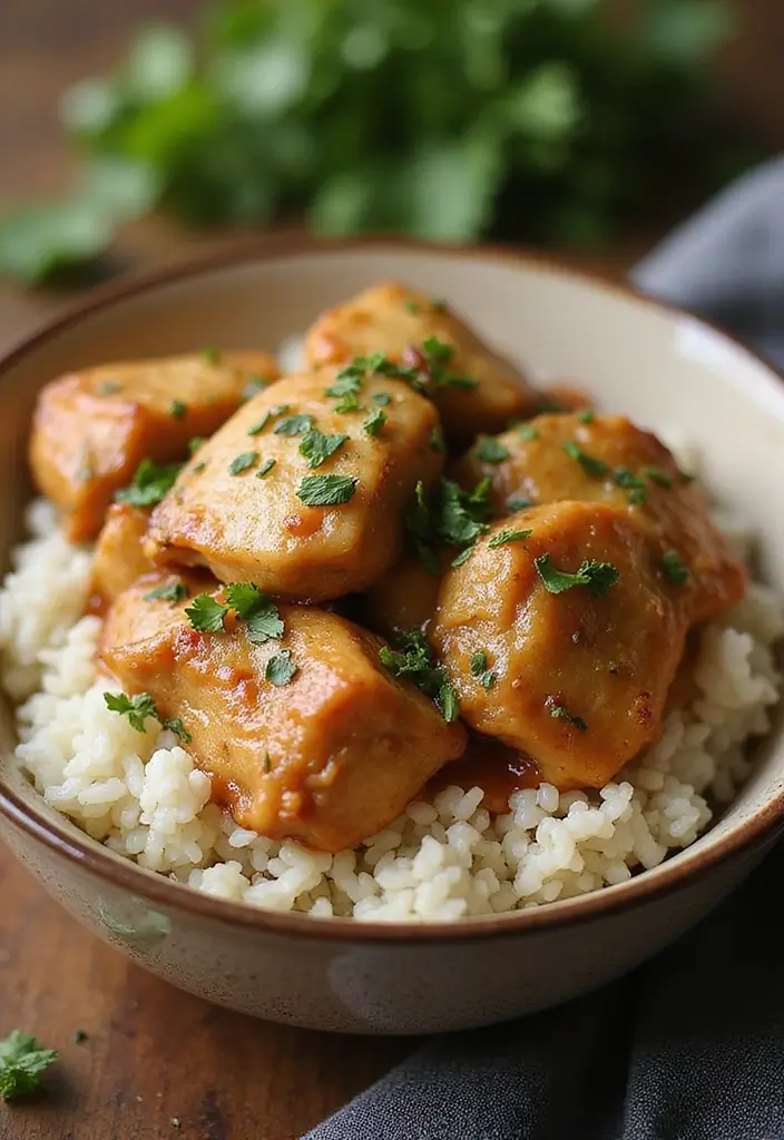 27 Juicy Dairy Free Chicken Recipes for Dinner Tonight - 20. Savory Chicken and Rice