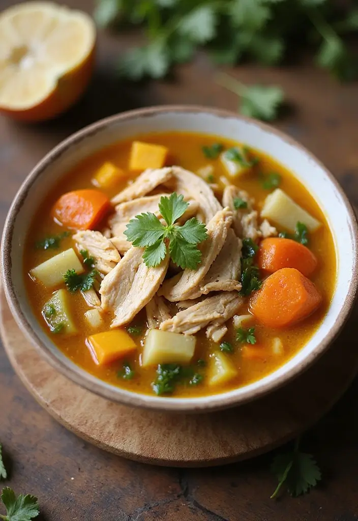 27 Juicy Dairy Free Chicken Recipes for Dinner Tonight - 24. Simple Chicken Soup